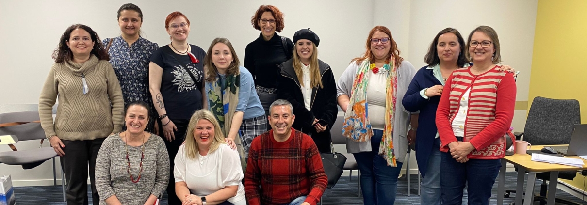 Developing and Sharing Adults Language – Teachers E-Skills projekti osalised Tallinnas 04.2022