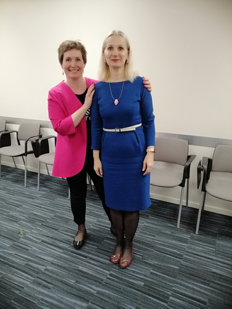 kolleeg Annika Ly juubelil Multilinguas 2022