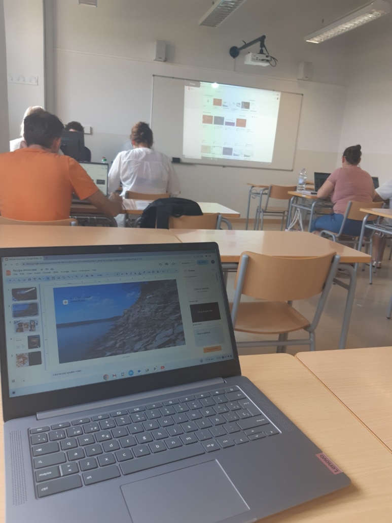 Alla Zarubina ICT and Creativity kursusel Barcelonas