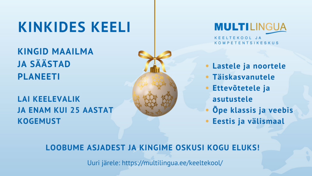 Multilingua kinkekaart