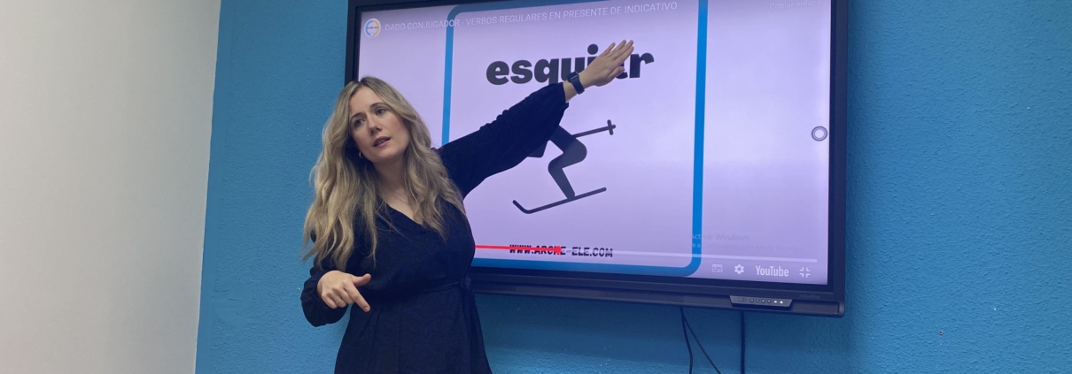 Merike Lees Madridis õpirändel nov 2023